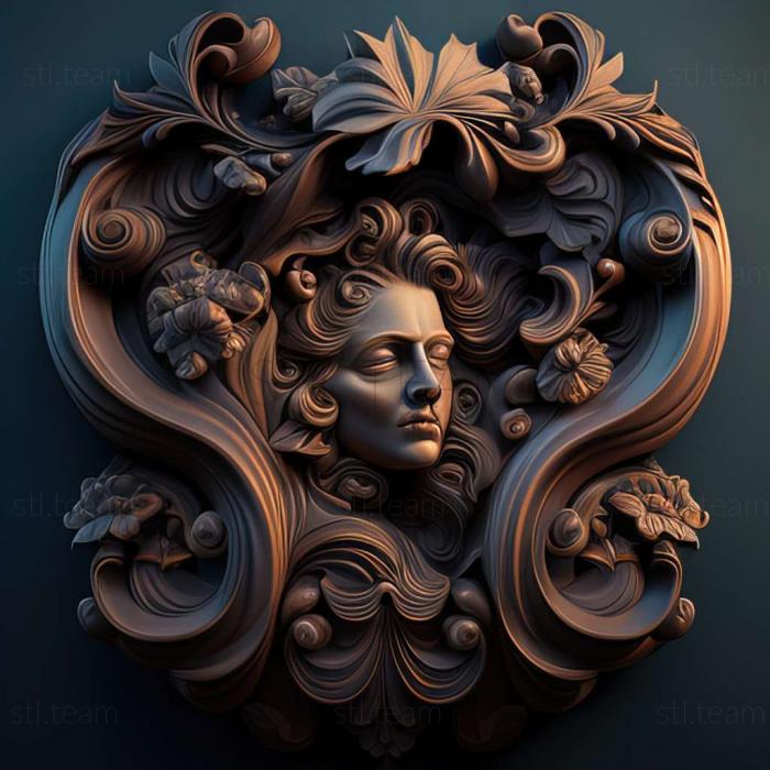 3D model baroque (STL)